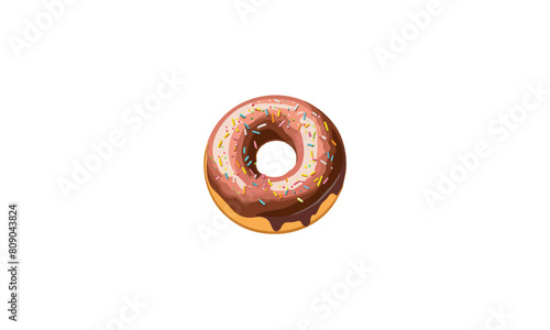 Vector Illustration of Doughnut