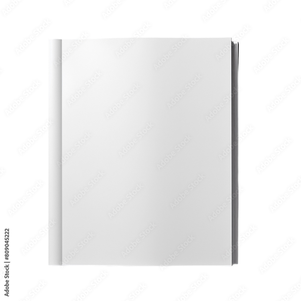 Blank Empty Magazine Mockup isolated transparent, Generative AI Blank Empty Magazine Mockup isolated transparent, Generative AI