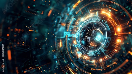 Explore the intricate world of quantum cryptography  where the strange laws of quantum mechanics secure communications with unbreakable encryption  safeguarding privacy in the digital age.