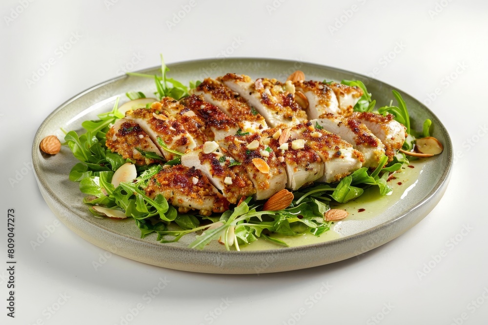 Almond Crusted Chicken with Elegance and Flavor Almond Crusted Chicken with Elegance and Flavor