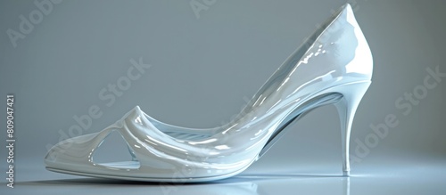 Ethereal and Captivating Ghost Slingback High Heels in Transparent Luxury Design photo