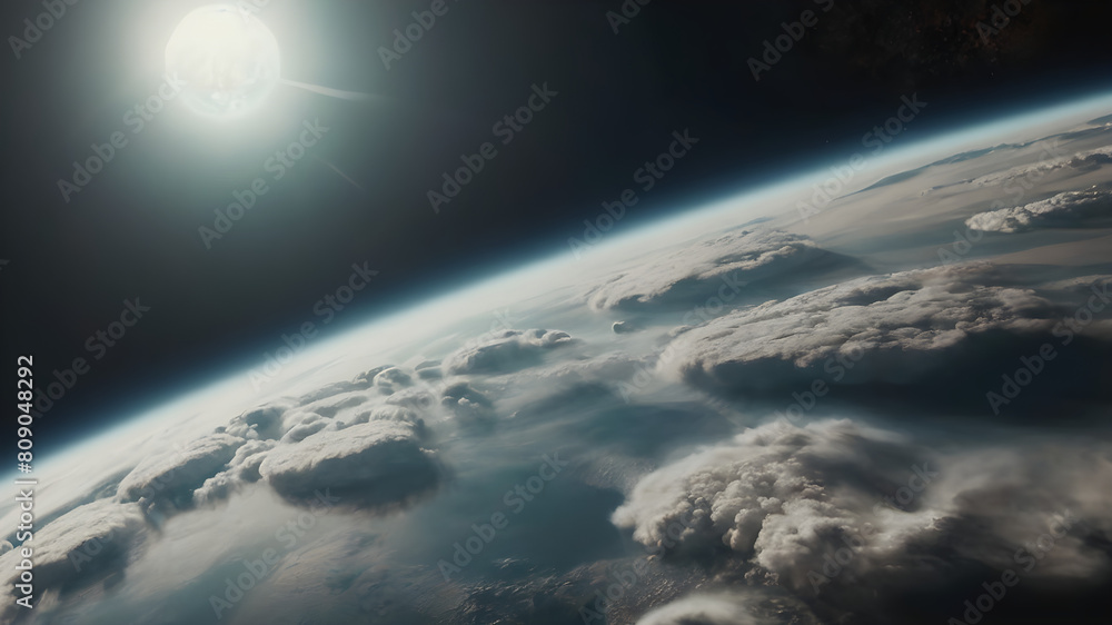 Fototapeta premium earth in space