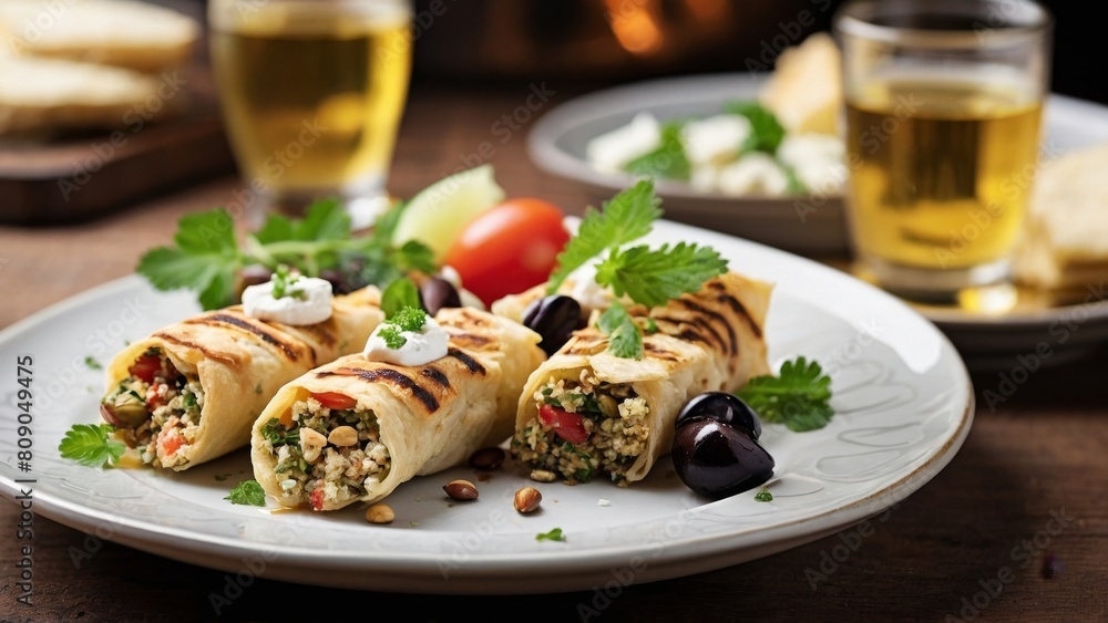 Hummus and Pita Bread Hummus and Pita Bread