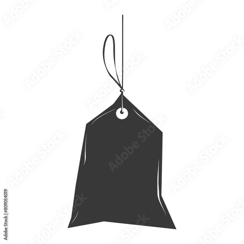 Silhouette tea bag black color only
