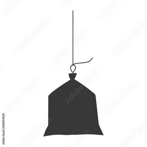 Silhouette tea bag black color only