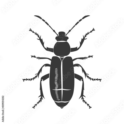 Silhouette termite animal full body black color only