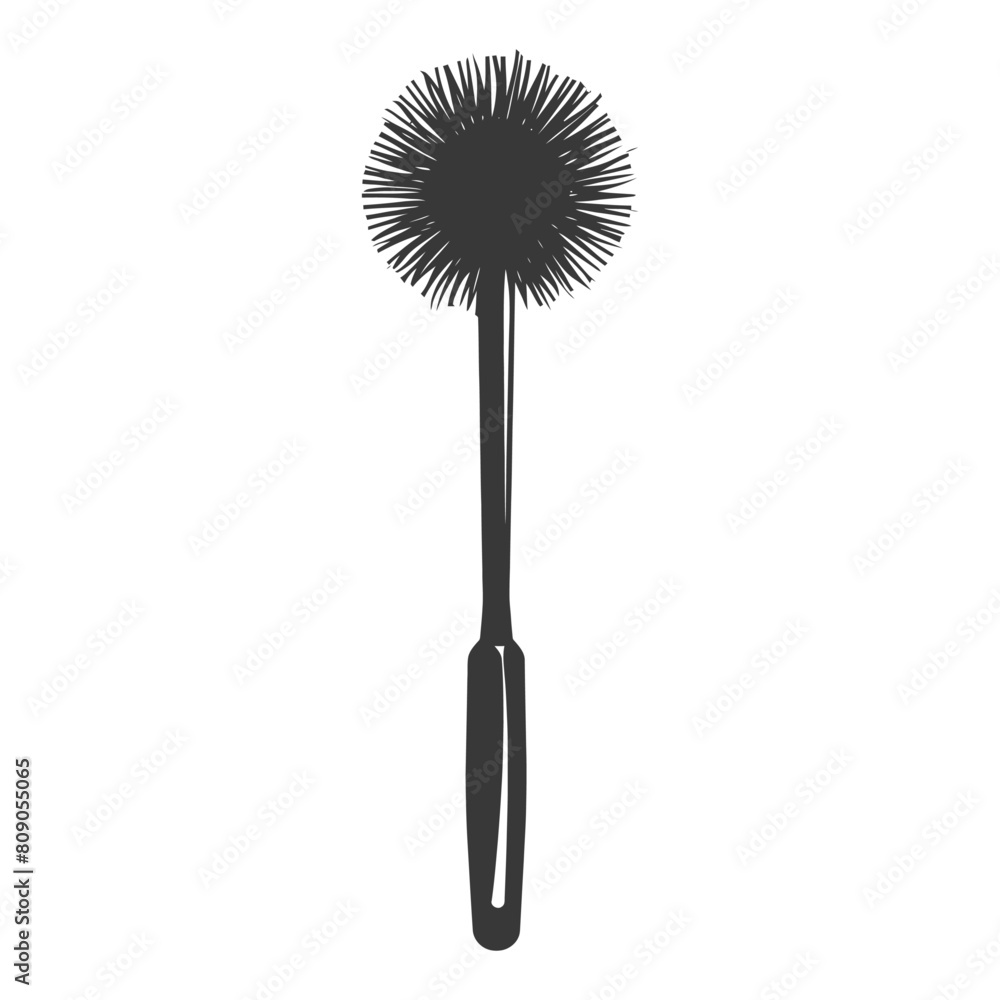 Silhouette toilet brush black color only Silhouette toilet brush black color only