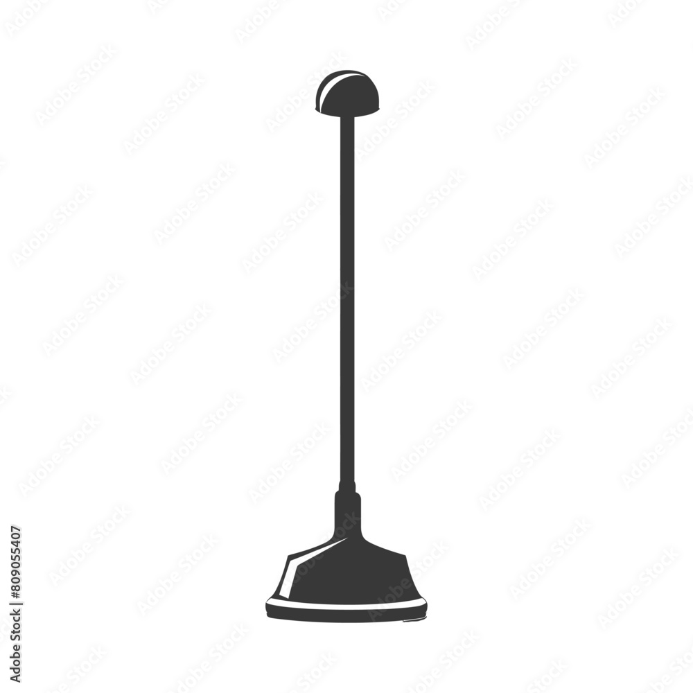 Silhouette toilet plunger black color only Silhouette toilet plunger black color only