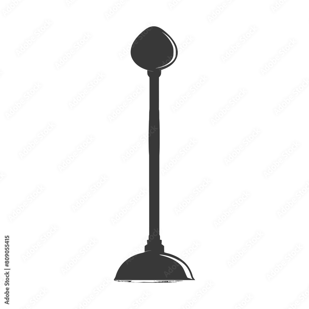 Silhouette toilet plunger black color only Silhouette toilet plunger black color only