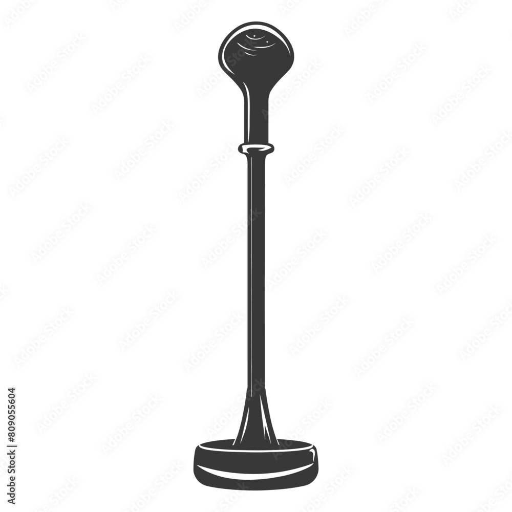 Silhouette toilet plunger black color only Silhouette toilet plunger black color only