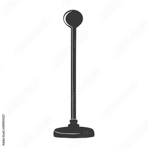 Silhouette toilet plunger black color only
