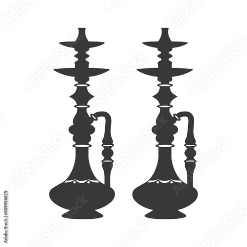 Silhouette Desarj Turkish Hookahs Traditional Shisha black color only
