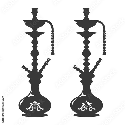 Silhouette Desarj Turkish Hookahs Traditional Shisha black color only