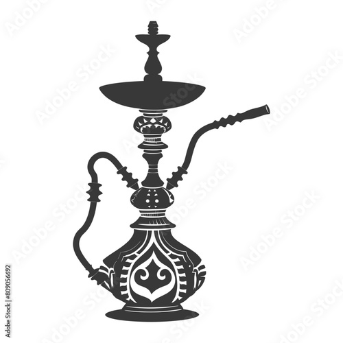 Silhouette Desarj Turkish Hookahs Traditional Shisha black color only