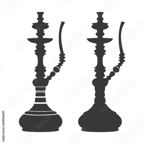 Silhouette Desarj Turkish Hookahs Traditional Shisha black color only