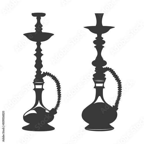 Silhouette Desarj Turkish Hookahs Traditional Shisha black color only