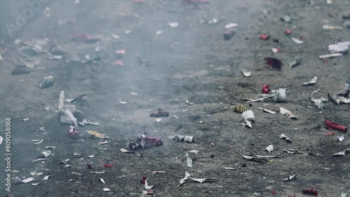 Audio and video of  a walla fire cracker getting blasted out 