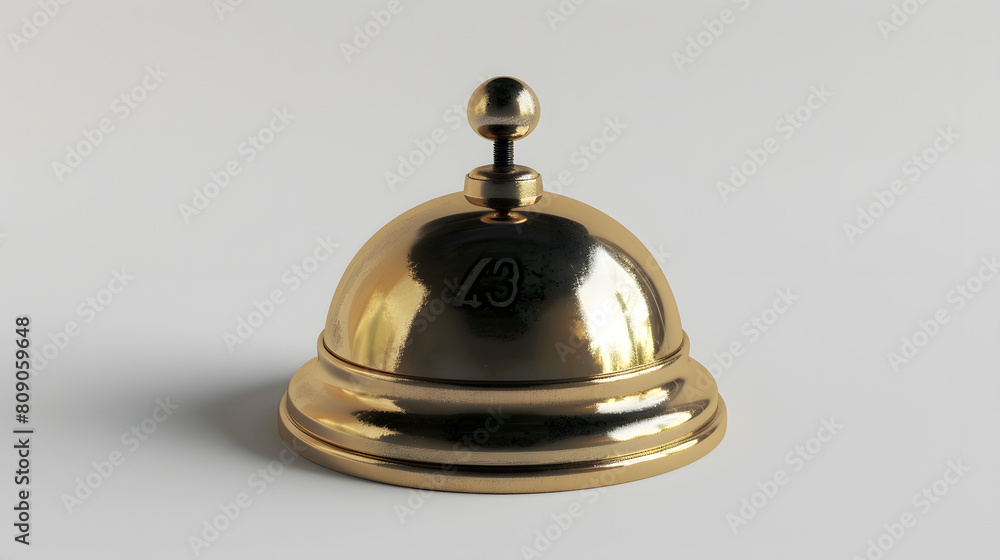 service bell isolated on a white background service bell isolated on a white background
