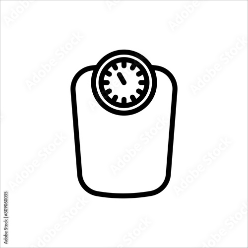 weight icon. scale icon vector illustration for web design, app, and UI.