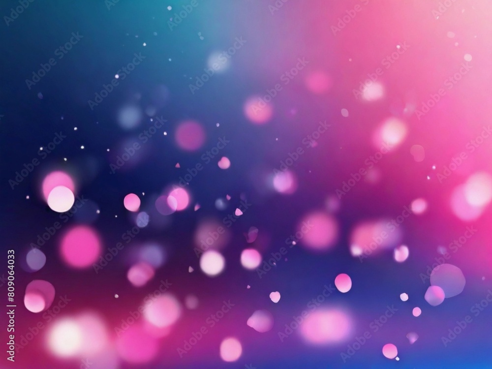 Bokeh lights effect on blue and pink gradient background vector format Bokeh lights effect on blue and pink gradient background vector format