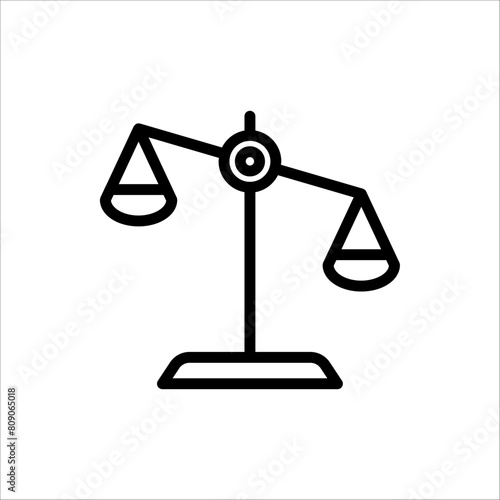 weight icon. scale icon vector illustration isolated on white background
