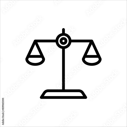weight icon. scale icon vector illustration isolated on white background