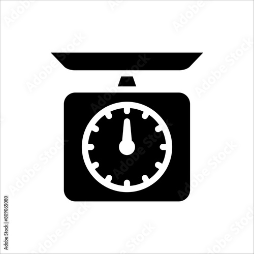 weight icon. scale icon vector illustration isolated on white background