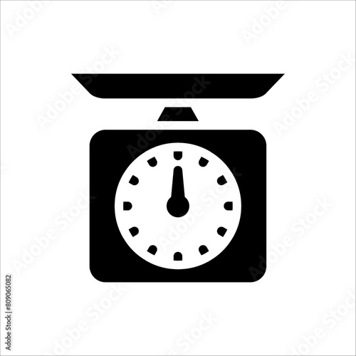 weight icon. scale icon vector illustration isolated on white background