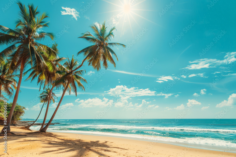 Beautiful tropical beach Beautiful tropical beach