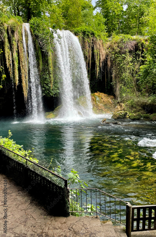 Obraz premium The Upper Duden Waterfall, Turklye,