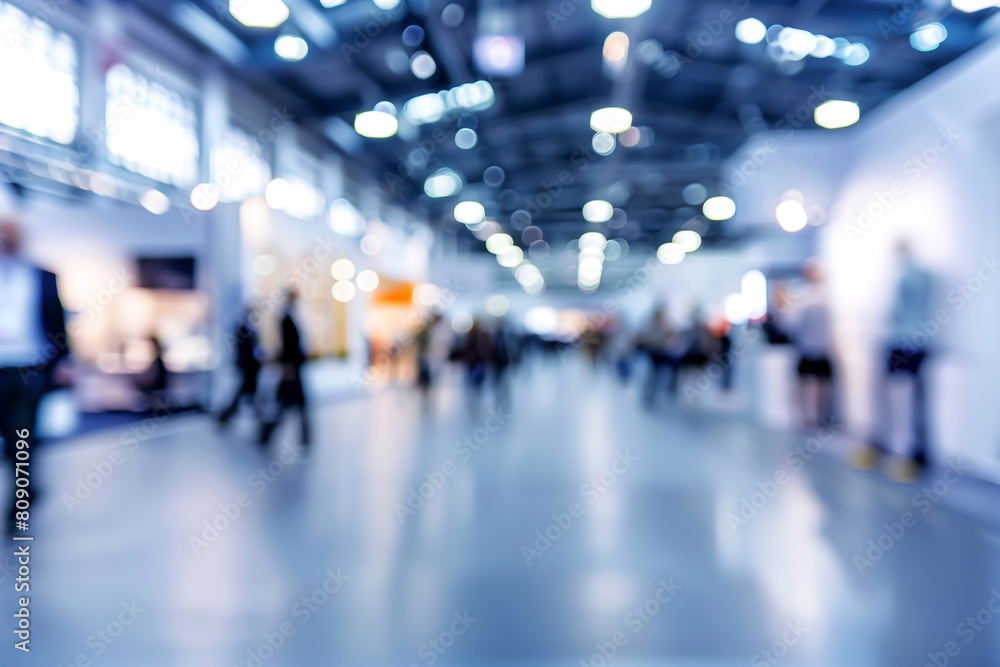 © Aisyaqilumar - A blurry image of an expo of convention lobby busy with people walking around. © Aisyaqilumar - A blurry image of an expo of convention lobby busy with people walking around.