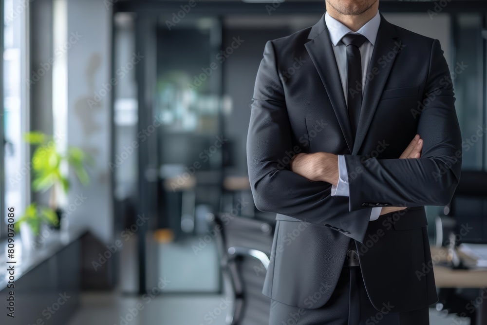 Business concept of a businessman in suit Business concept of a businessman in suit