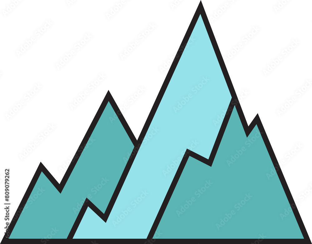 Mountain Icon Illustration Mountain Icon Illustration