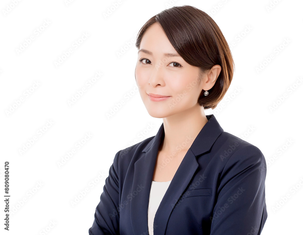 スーツを着た女性 スーツを着た女性