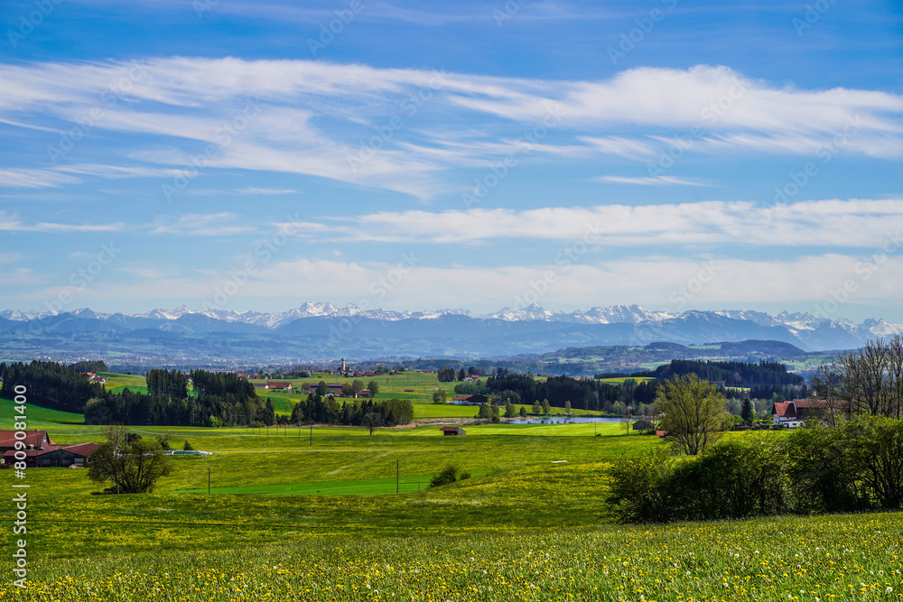Alpenpanorama im Allgäu Alpenpanorama im Allgäu