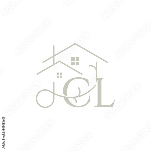 CL logo with a home form element which means a real estate company