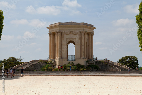 The water tower at the Promenade du Peyrou in Montpellier