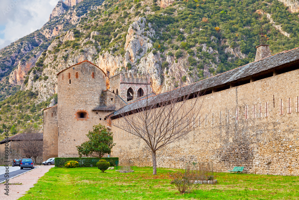 The Devil's Tower of the fortified walls of Villefranche-de-Conflent