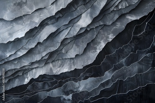 Mesmerizing Textural Depth: An Invitation to Hypnotic in Monochromatic Shades of Gray