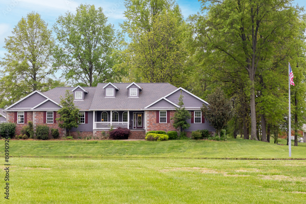 Obraz premium house on the hill