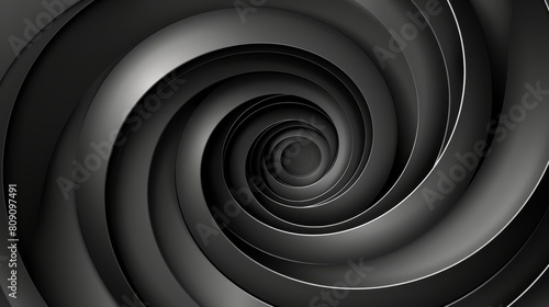   A black-and-white abstract backdrop featuring a spiral design at its center