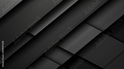  A monochrome abstract backdrop featuring squares and rectangles against a pitch-black ground