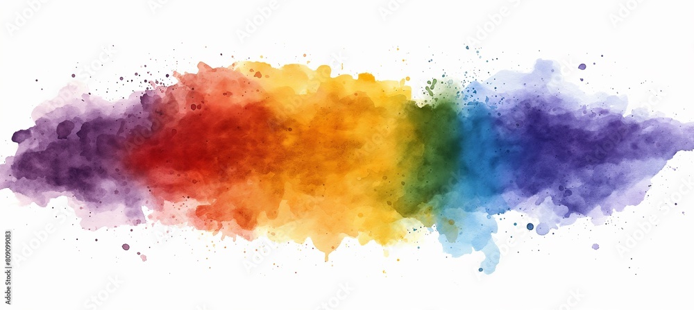 Fototapeta premium Rainbow abstract background with copy space LGBT pride banner
