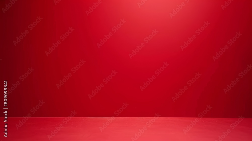 red floor, red wall; end reveals red light red floor, red wall; end reveals red light