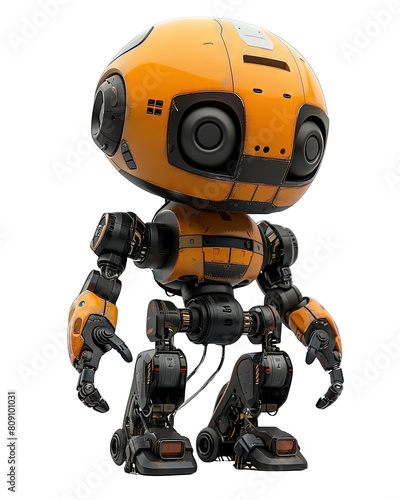 Cute and friendly robot. It can do anything you want.
