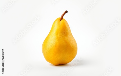 Yellow Pear and Transparent Background