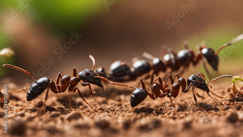 black ant on the ground © BUCKY AnimalVisions