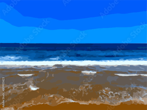 Playa al mar