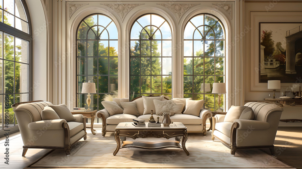 living room_large windows_ sofa _armchairs_ beige tones living room_large windows_ sofa _armchairs_ beige tones