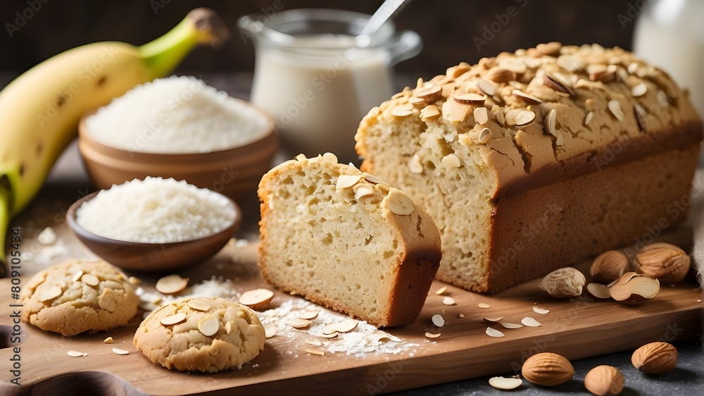 Experiment with alternative flours and natural sweeteners to create healthier baked goods, like almond flour cakes, coconut sugar cookies, or banana bread made with honey.
